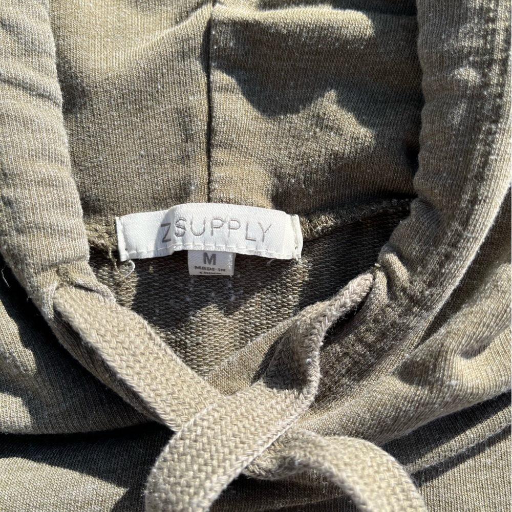 Z Supply Olive Green Hoodie - Picture 2 of 4